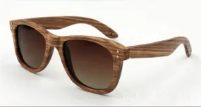 Handmade Retro Wooden frame Sunglasses Polarized  unisex