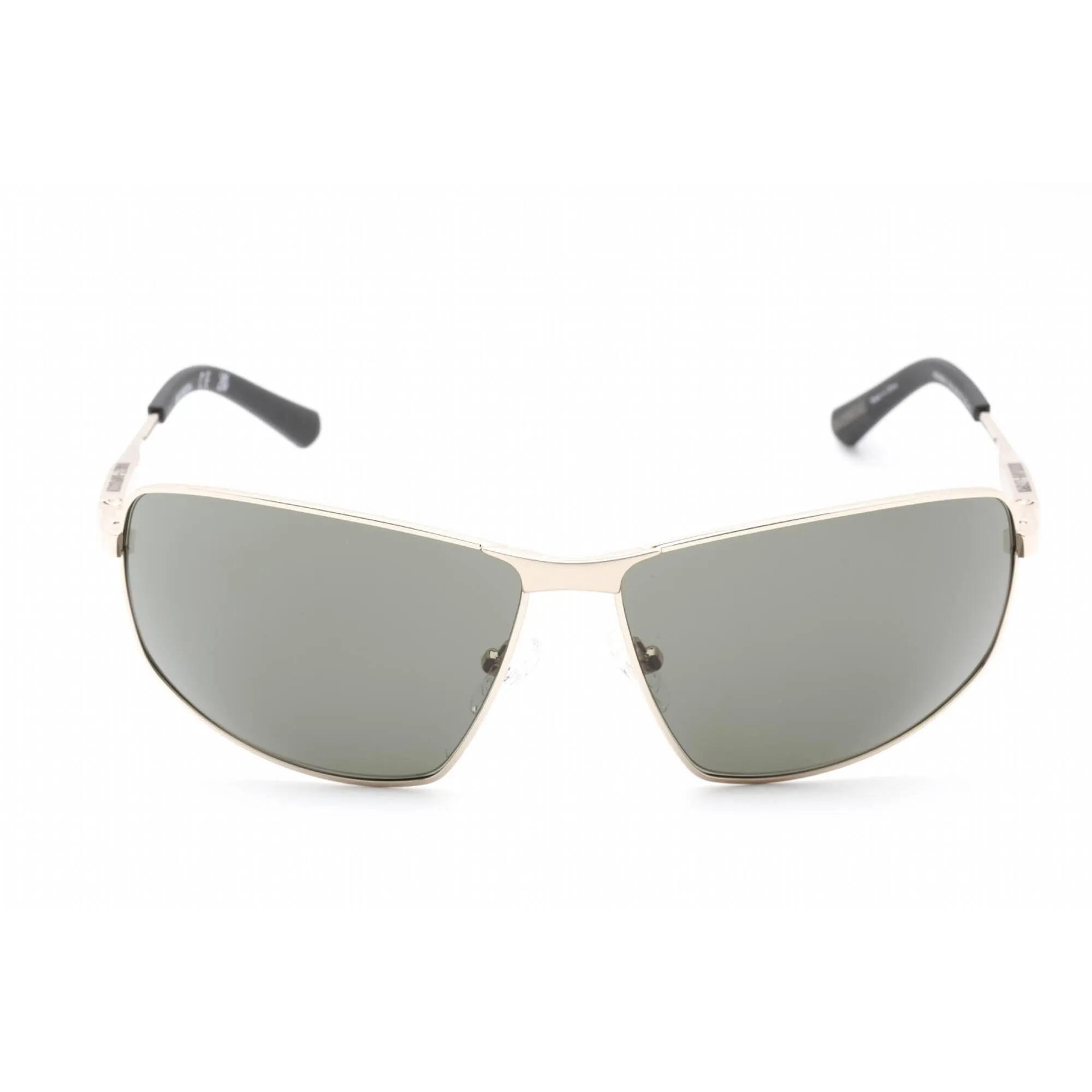 Harley Davidson Unisex Sunglasses - Gold Rectangular Frame Green Lens | HD0965X 32N