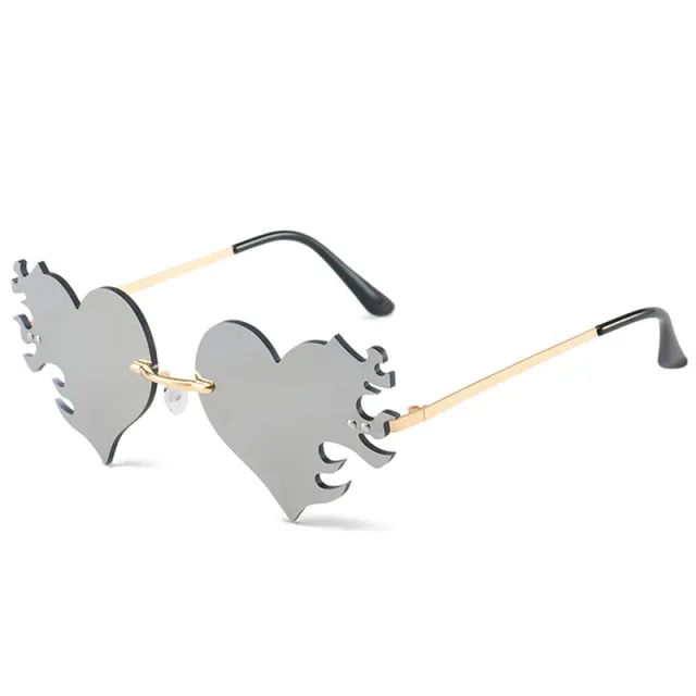 Heart Flame Sunglasses