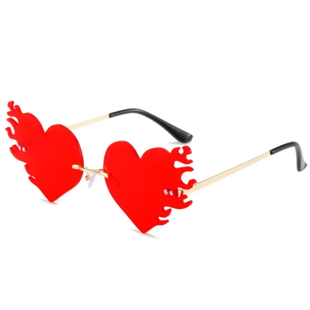 Heart Flame Sunglasses