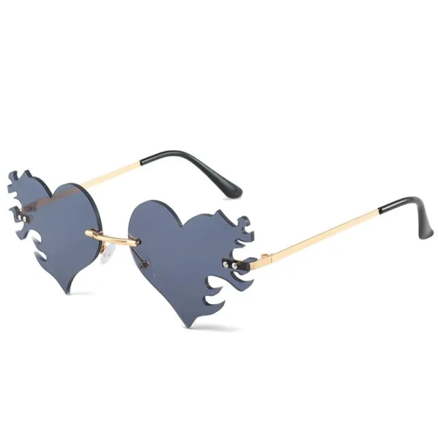 Heart Flame Sunglasses