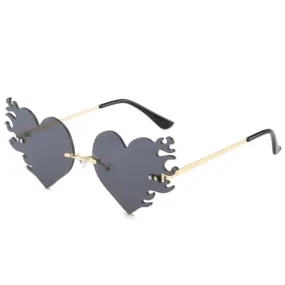 Heart Flame Sunglasses