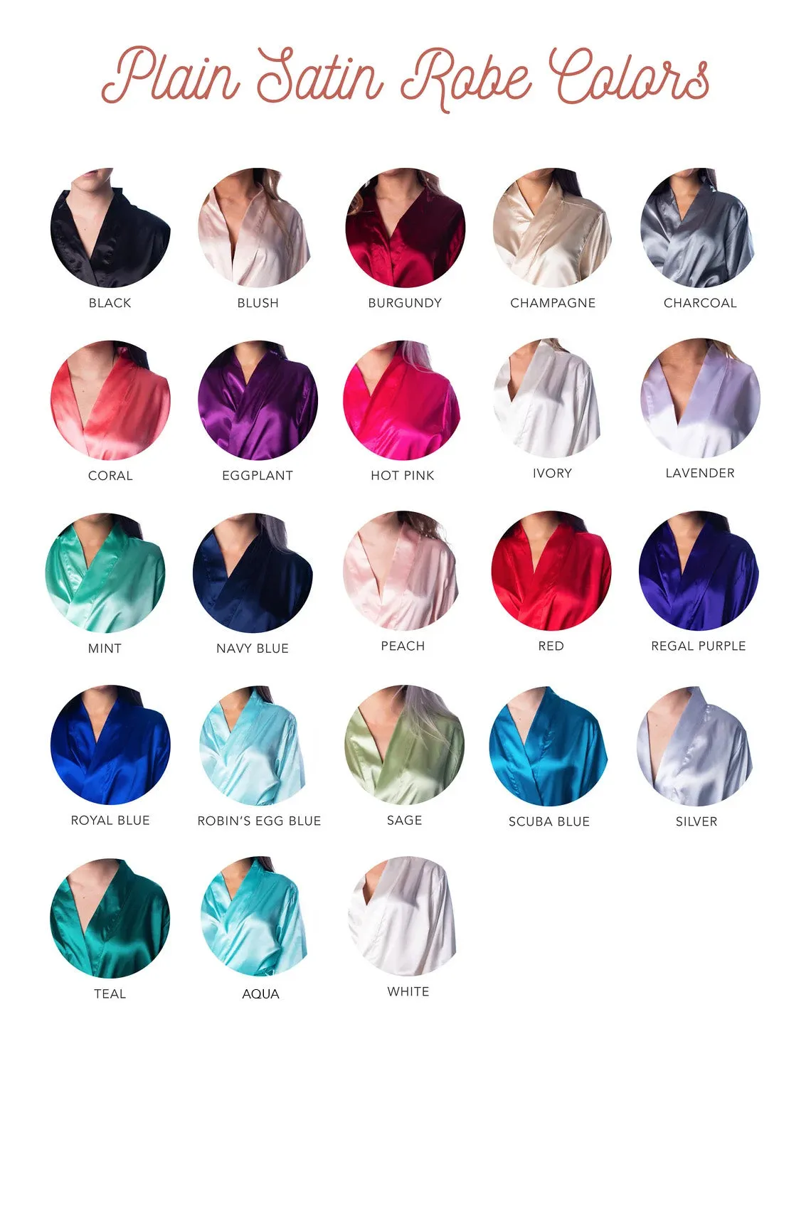 Heart Wreath Style - Bridesmaid Robe