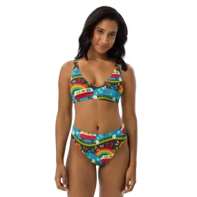 HIPPIE DAY rainbow - Bikinis made of recycled material