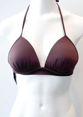 Jets Lustre Halter Tri Bikini Top
