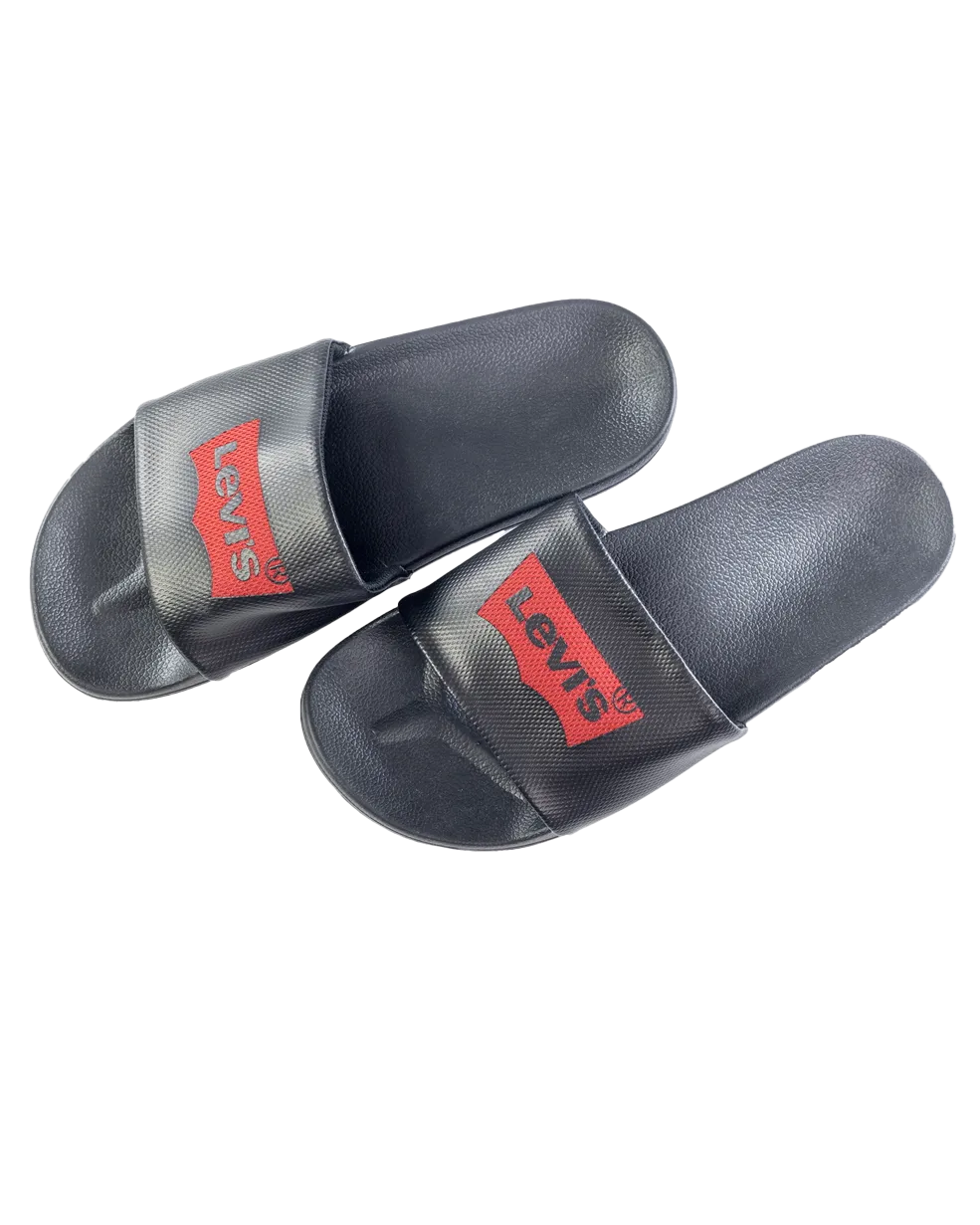 June Batwing Sliders in Black