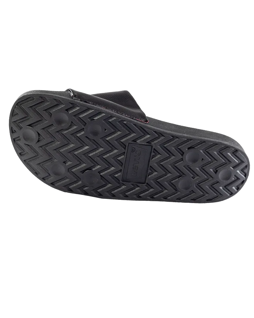 June Batwing Sliders in Black