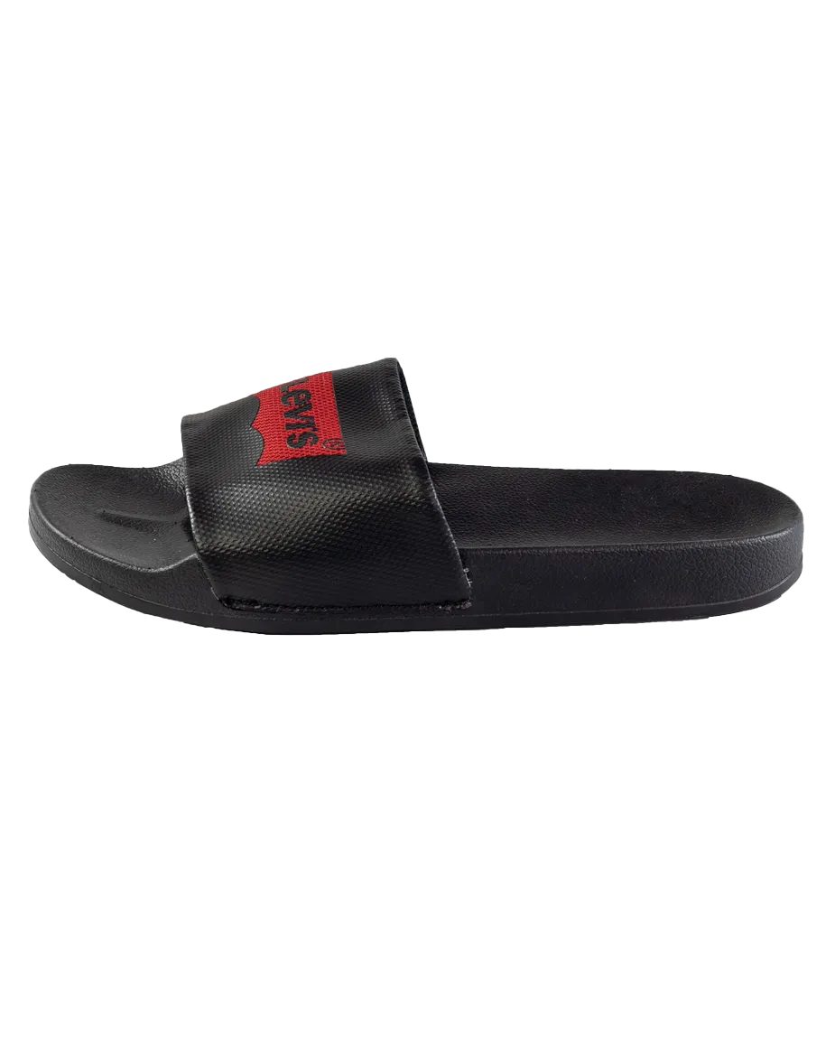 June Batwing Sliders in Black