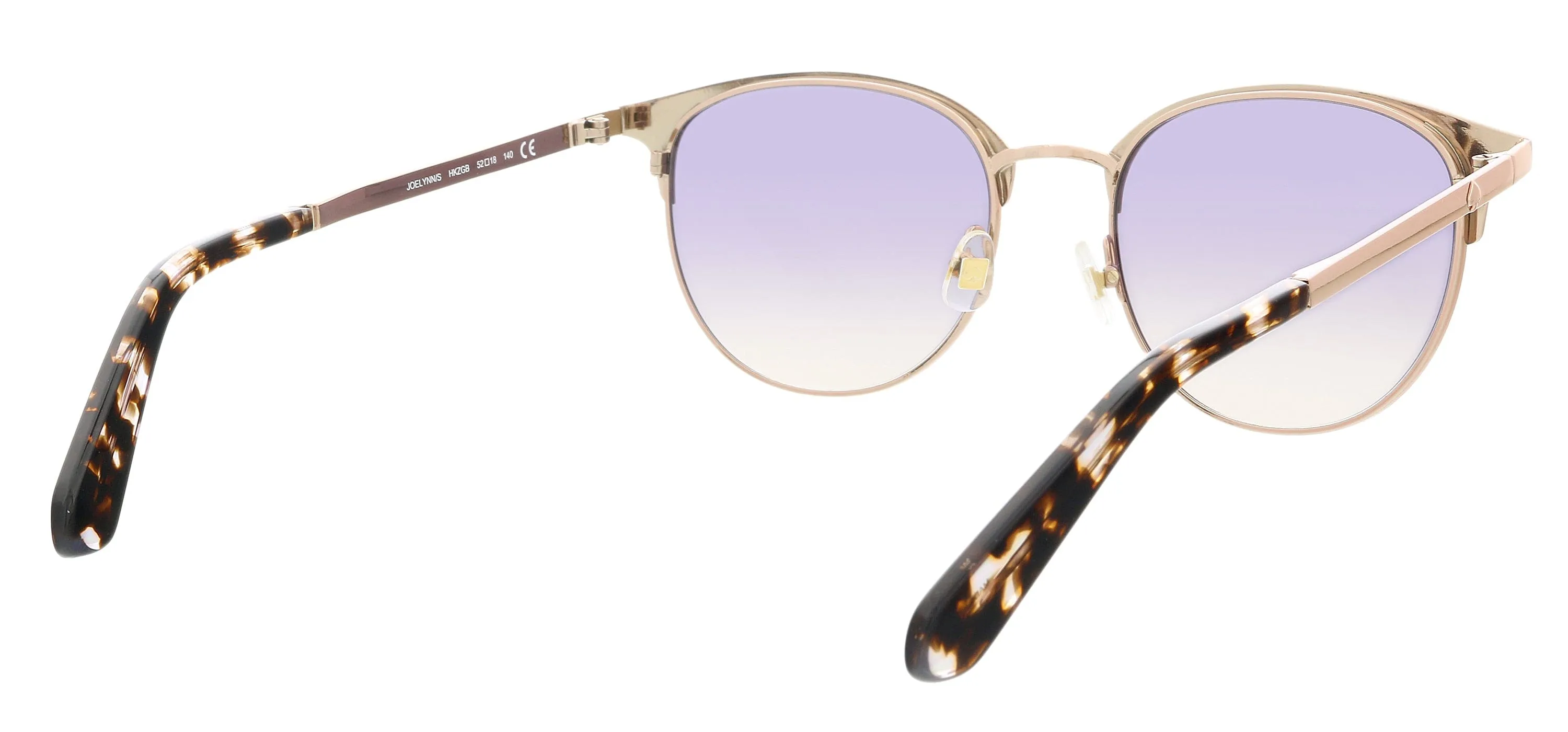 KATE SPADE JOELYNNS 0HKZ GB Violet Havana Cateye Sunglasses