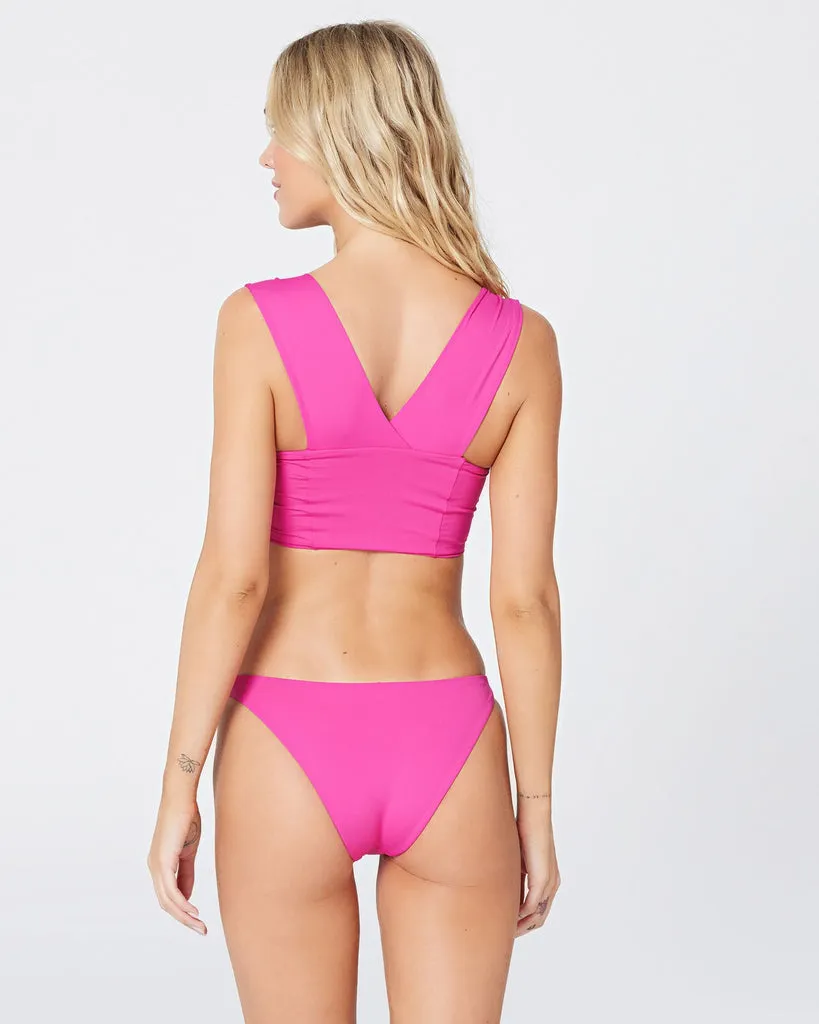 L Space Parker Crop Bikini Top