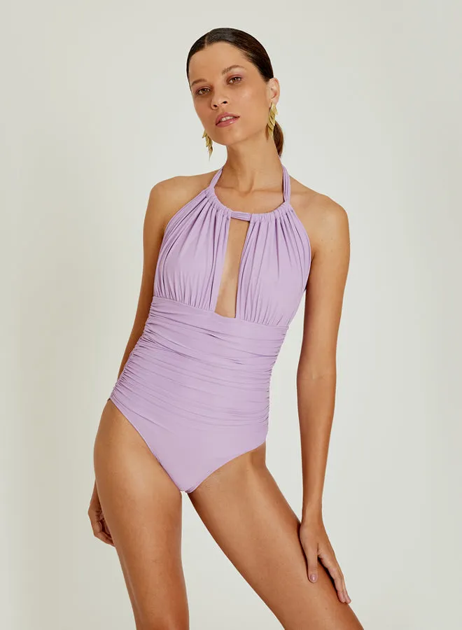 Lenny Niemeyer Ruched Halter Fullpiece