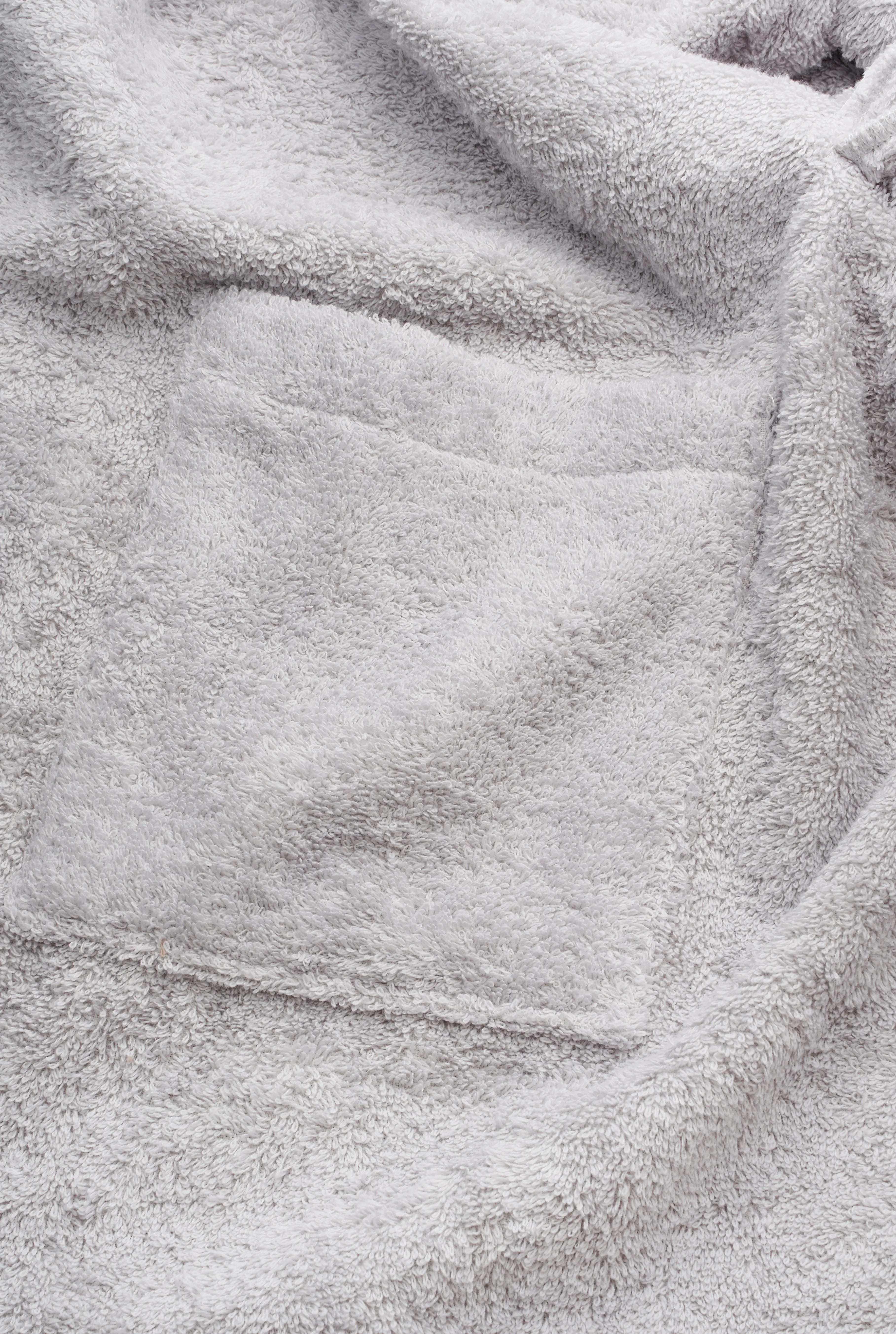 Luxury Cotton Bathrobe "Terry" in Silver Grey Color