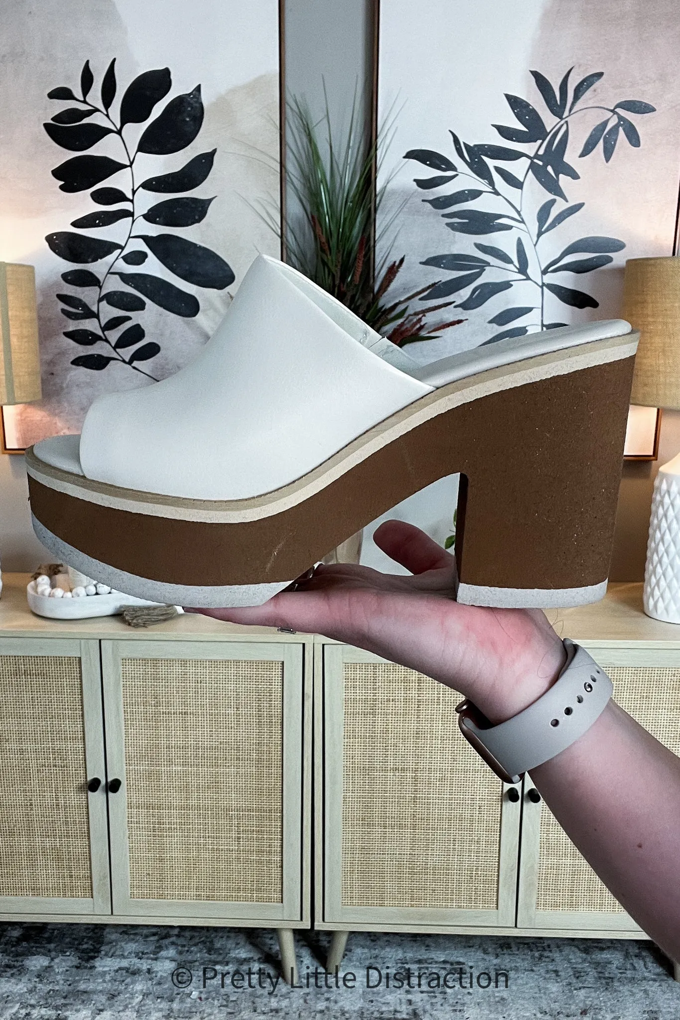 Maren Layered Platform Heel Slides