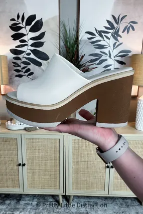 Maren Layered Platform Heel Slides
