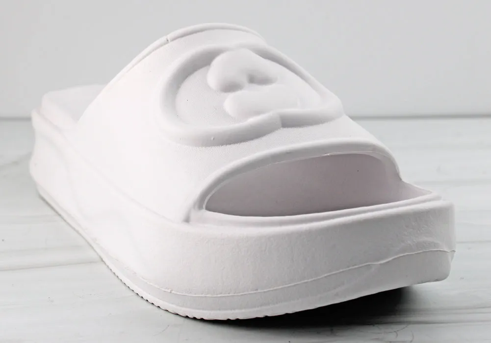 Mask 02 Women's Interlocking G Platform Slides