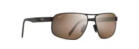 Maui Jim Whitehaven Sunglasses in Satin Chocolate with HCL Bronze Lens