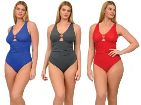 MS-BP1P52 - Wholesale Women's O-Ring One-Piece Swimsuit