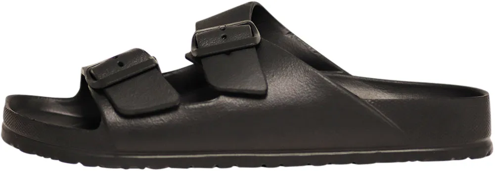 NORTY Women's Indoor Outdoor 2 Strap Adjustable Buckles Slide Sandal