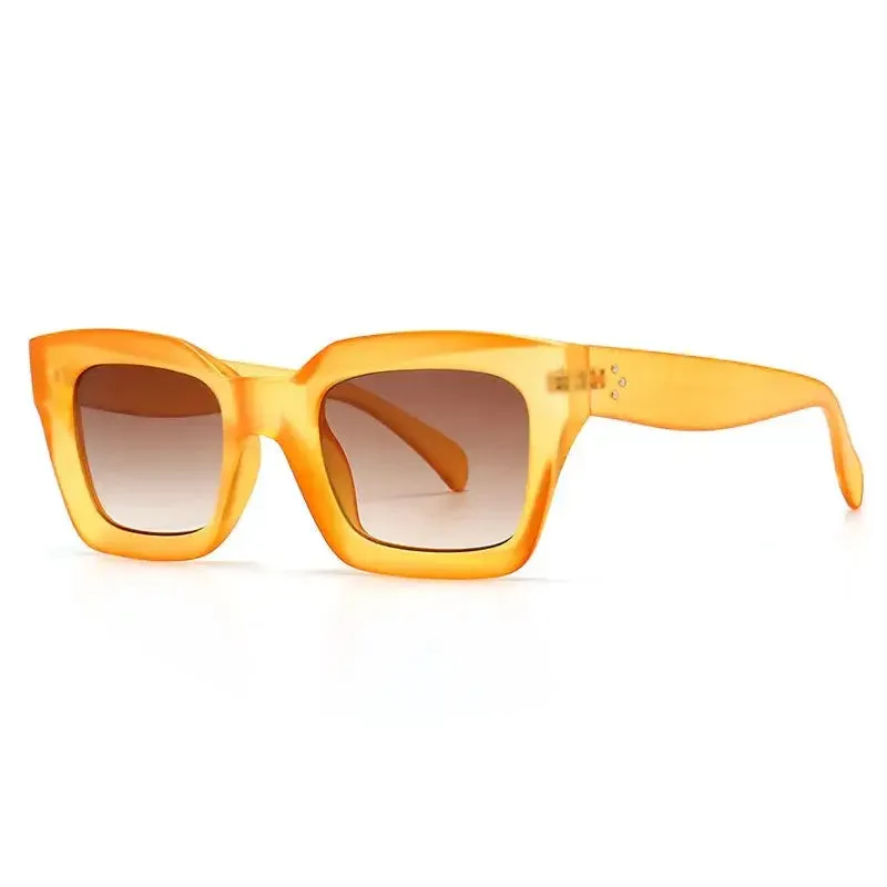 Oversized Retro Square Sunglasses