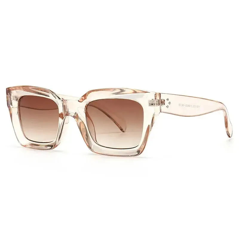 Oversized Retro Square Sunglasses