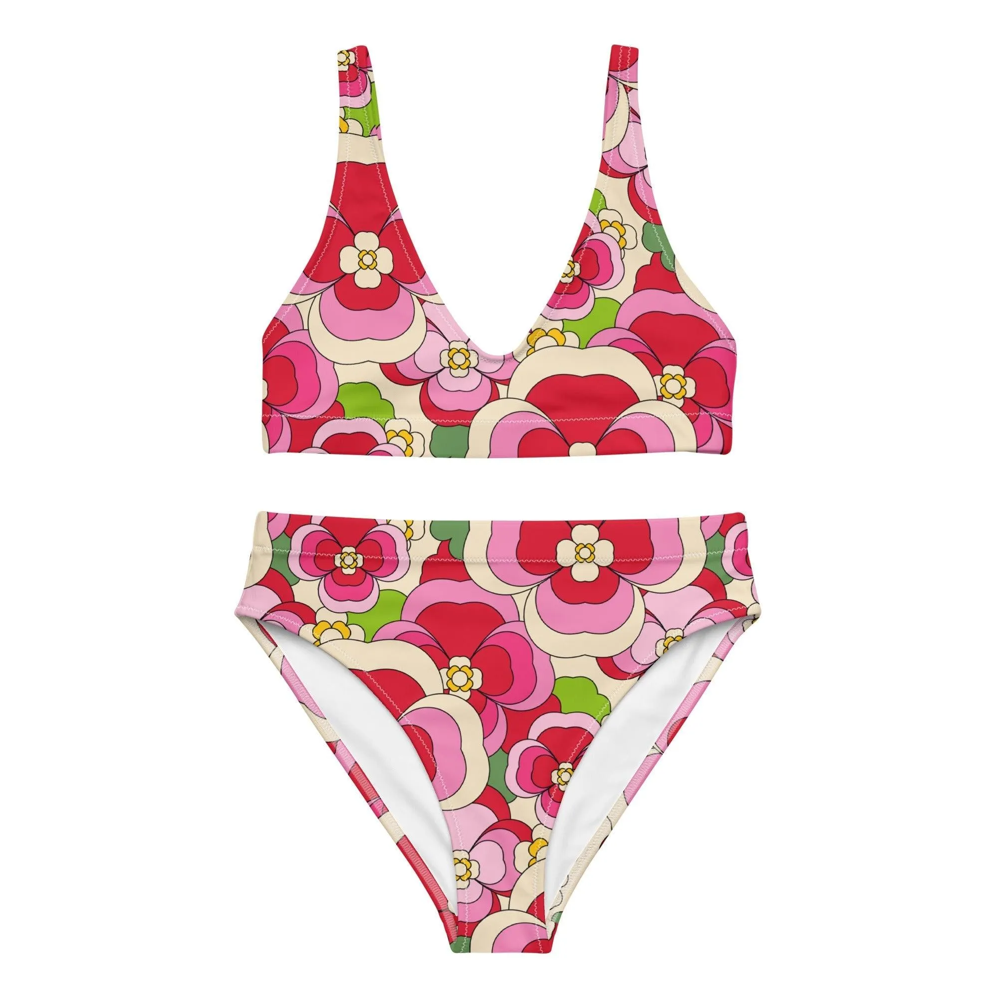 PANSY FANTASY pink - Bikinis made of recycled material