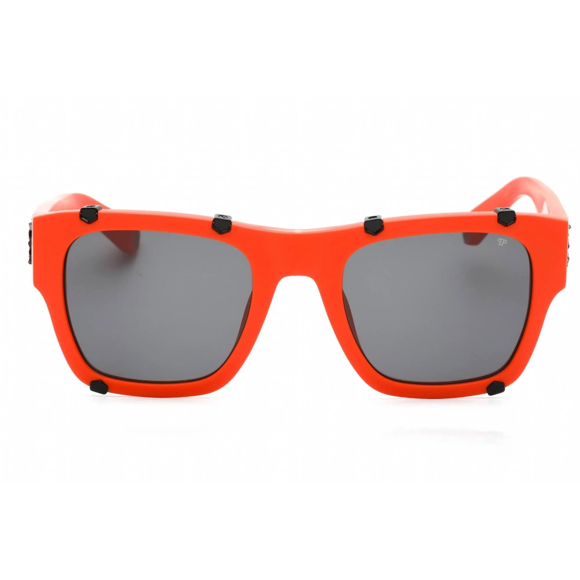 Philipp Plein Unisex Sunglasses - Orange Plastic Frame Grey Lens | SPP042W V47F