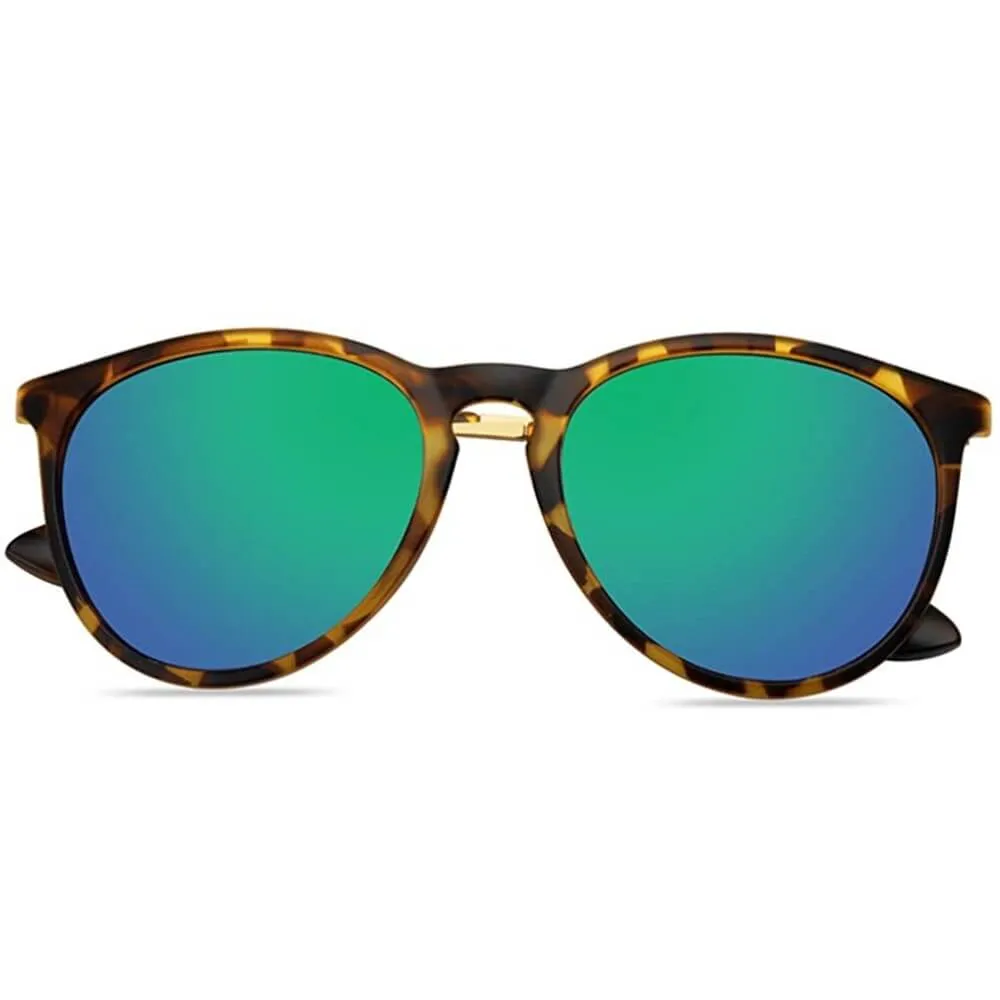 Polarized Sunglasses for Women Vintage Retro Round Frame - Maggie
