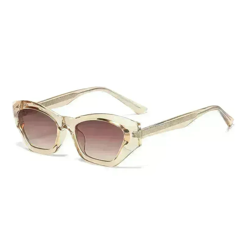 Polygonal Cat's Eye Core Insert TR Sunglasses