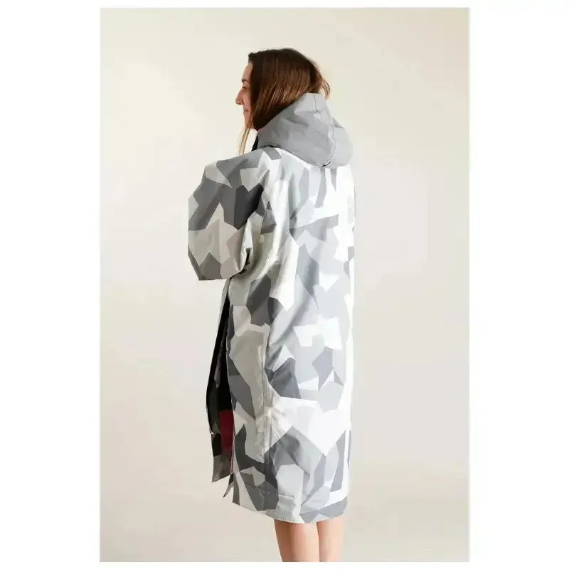 Post Swimming Unisex Robe | Arctic Camo Pink Hard Shell Robe