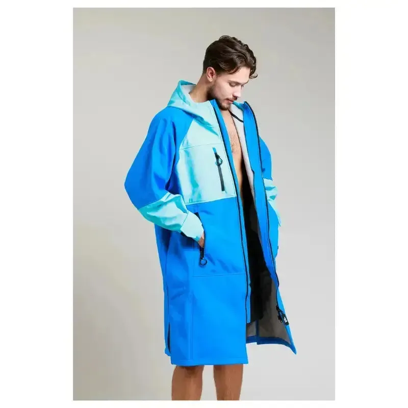Post Swimming Unisex Robes | Soft Shell Cobalt Blue Robe