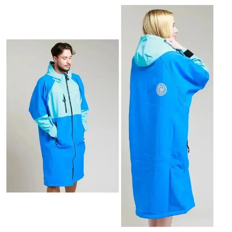 Post Swimming Unisex Robes | Soft Shell Cobalt Blue Robe