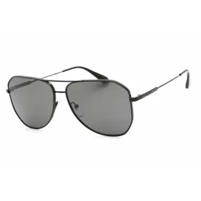 Prada Unisex Sunglasses - Full Rim Black Metal Aviator Shape Frame | 0PR 63XS 1AB08G