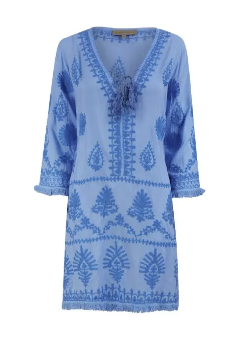 Pranella Aggie Mini Dress - Cornflower