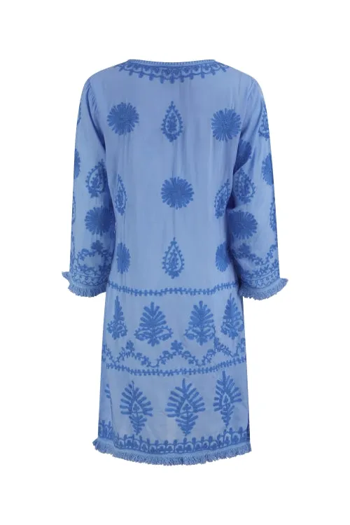 Pranella Aggie Mini Dress - Cornflower