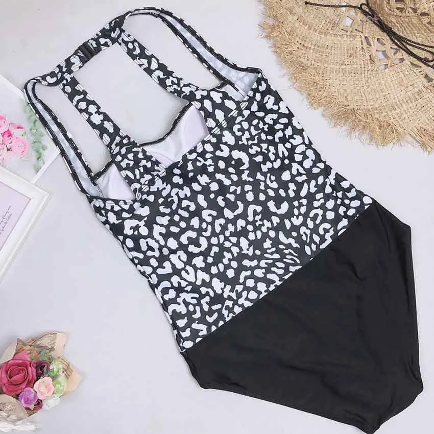 Printed Elegant Vintage Swimsuits Set