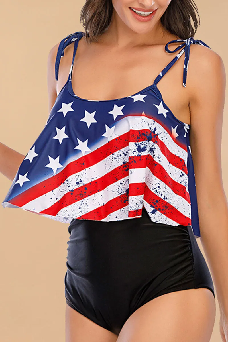Printed  Two Pieces  Swimsuit ( 7 Colors)
