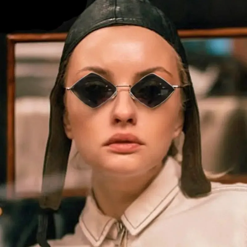 Prismatic Retro Square Sunglasses