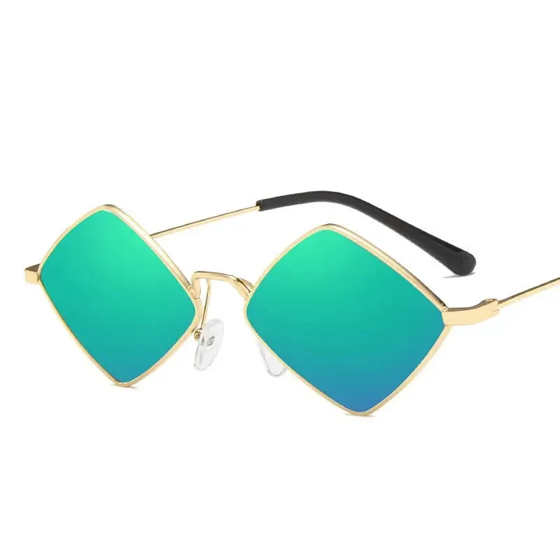Prismatic Retro Square Sunglasses