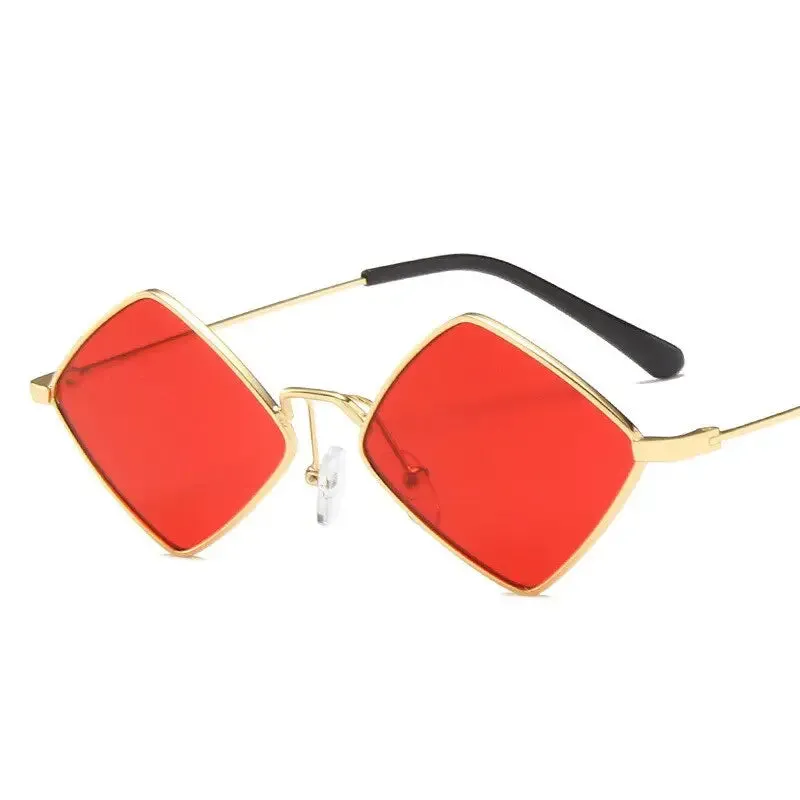 Prismatic Retro Square Sunglasses