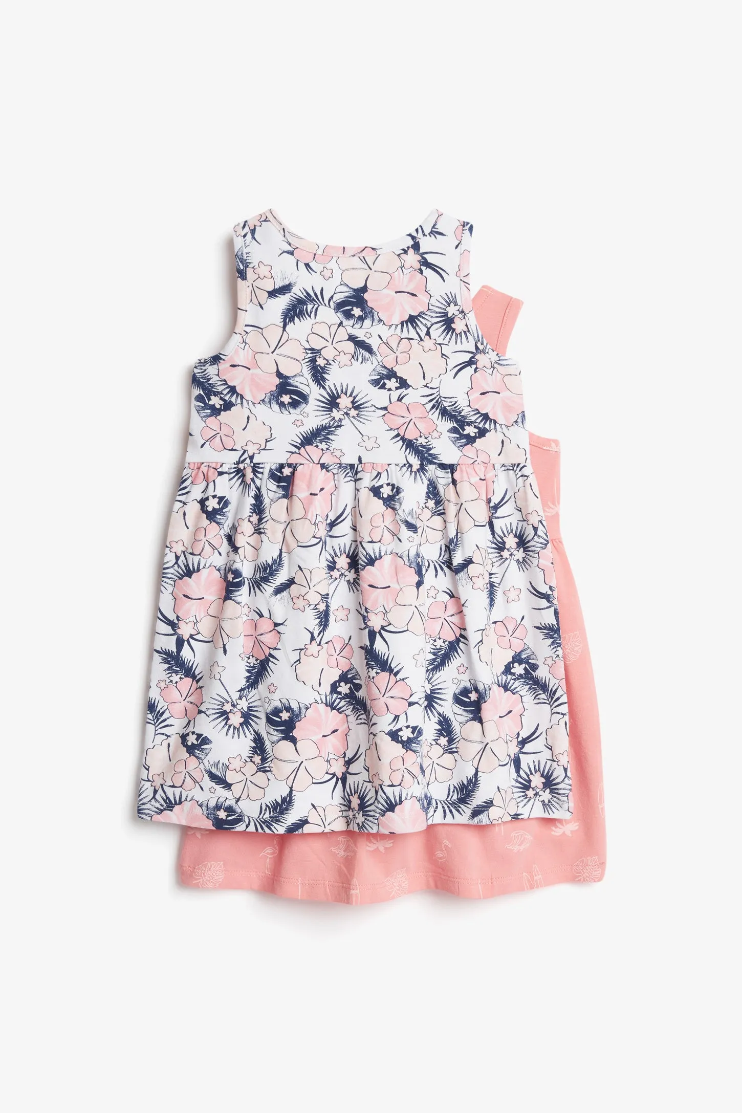 Prix pop, Lot de 2 robes en coton - Bébé fille