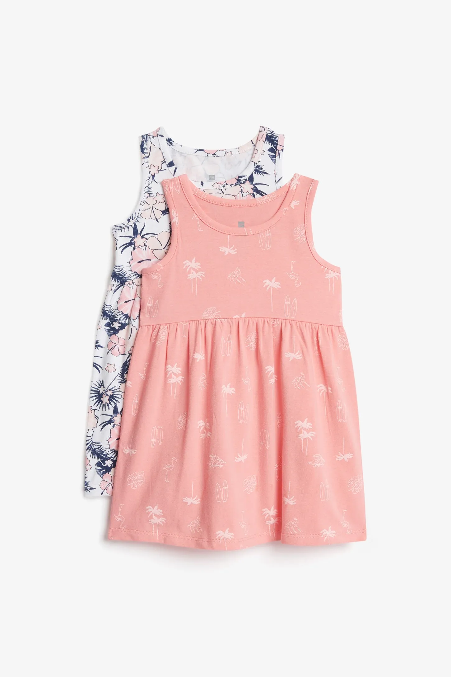Prix pop, Lot de 2 robes en coton - Bébé fille