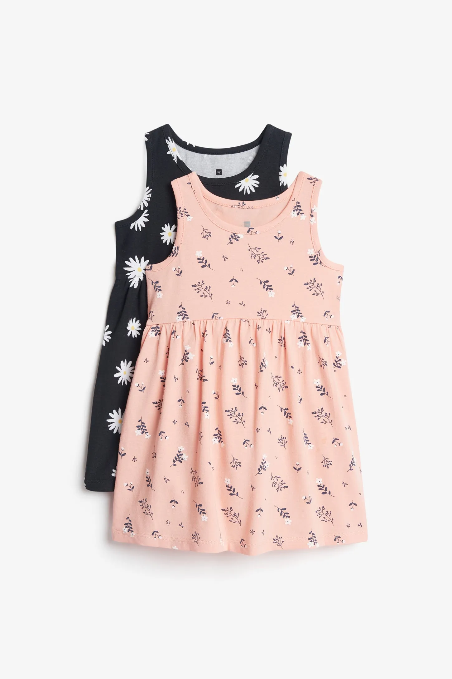 Prix pop, Lot de 2 robes en coton - Bébé fille