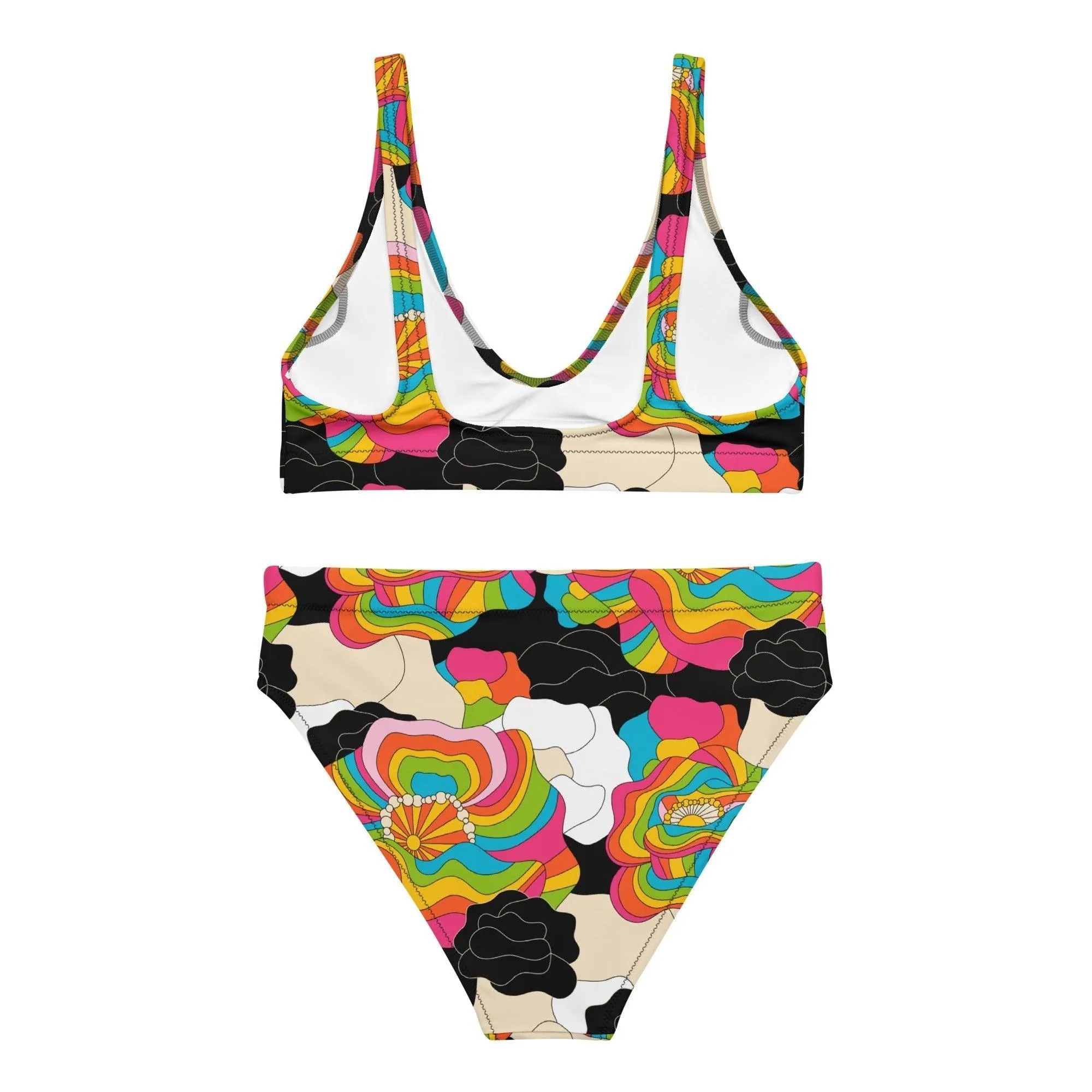 RAINBOW POPPY - Bikinis made of recycled material