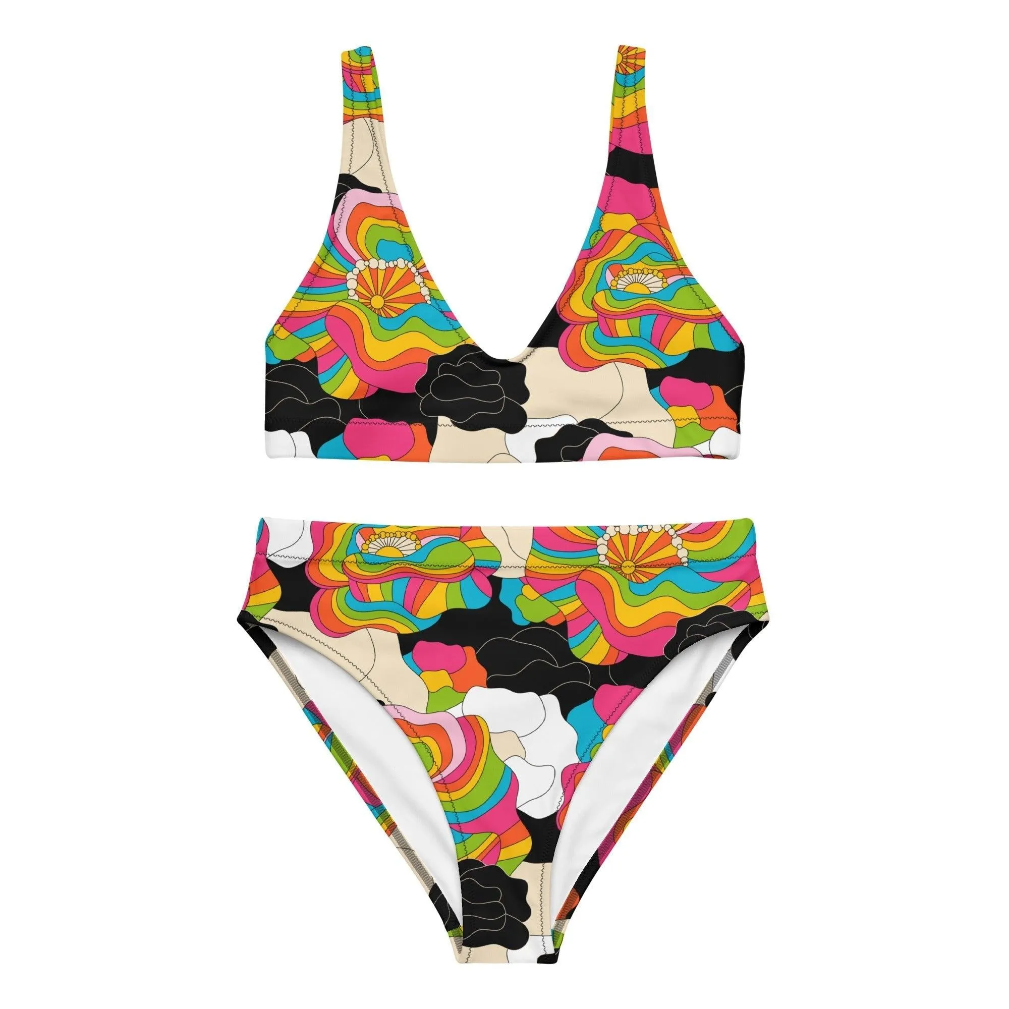 RAINBOW POPPY - Bikinis made of recycled material