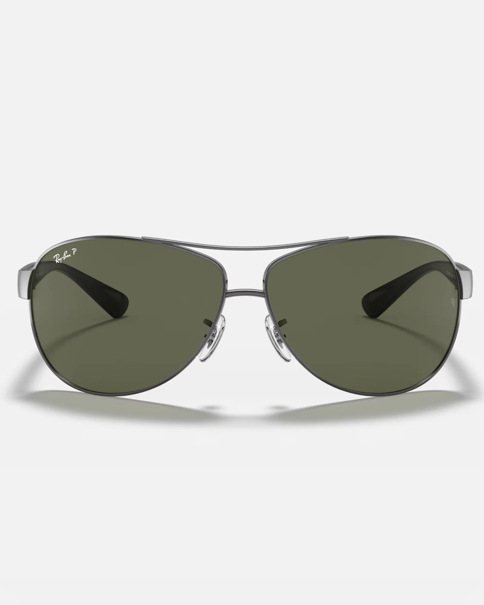 RB3386 Polarised Sunglasses in Gunmetal & Black