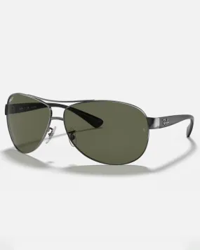 RB3386 Polarised Sunglasses in Gunmetal & Black