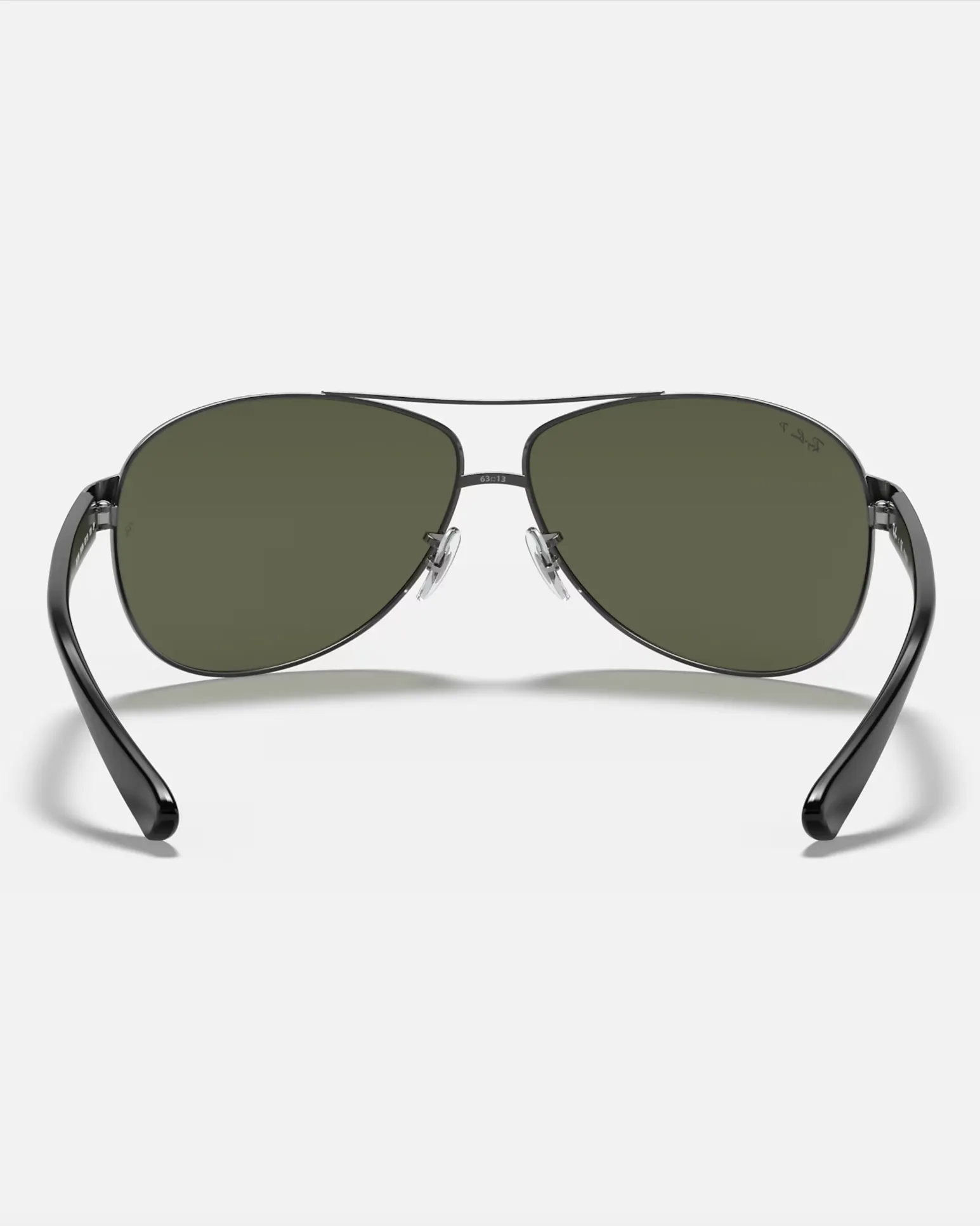 RB3386 Polarised Sunglasses in Gunmetal & Black