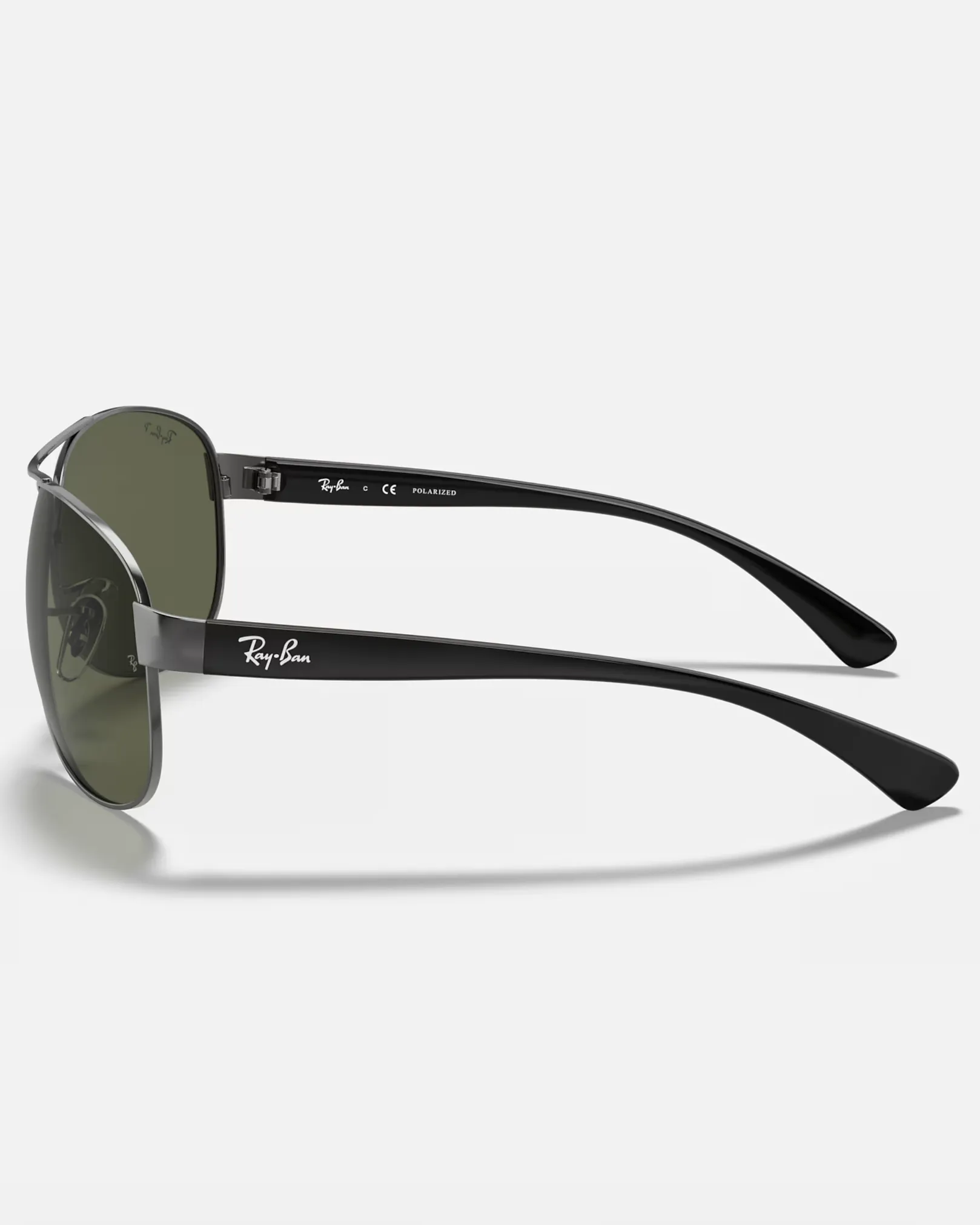 RB3386 Polarised Sunglasses in Gunmetal & Black