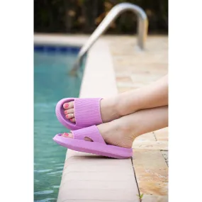 Ready to Ship | Hot Pink Insanely Comfy -Beach or Casual Slides