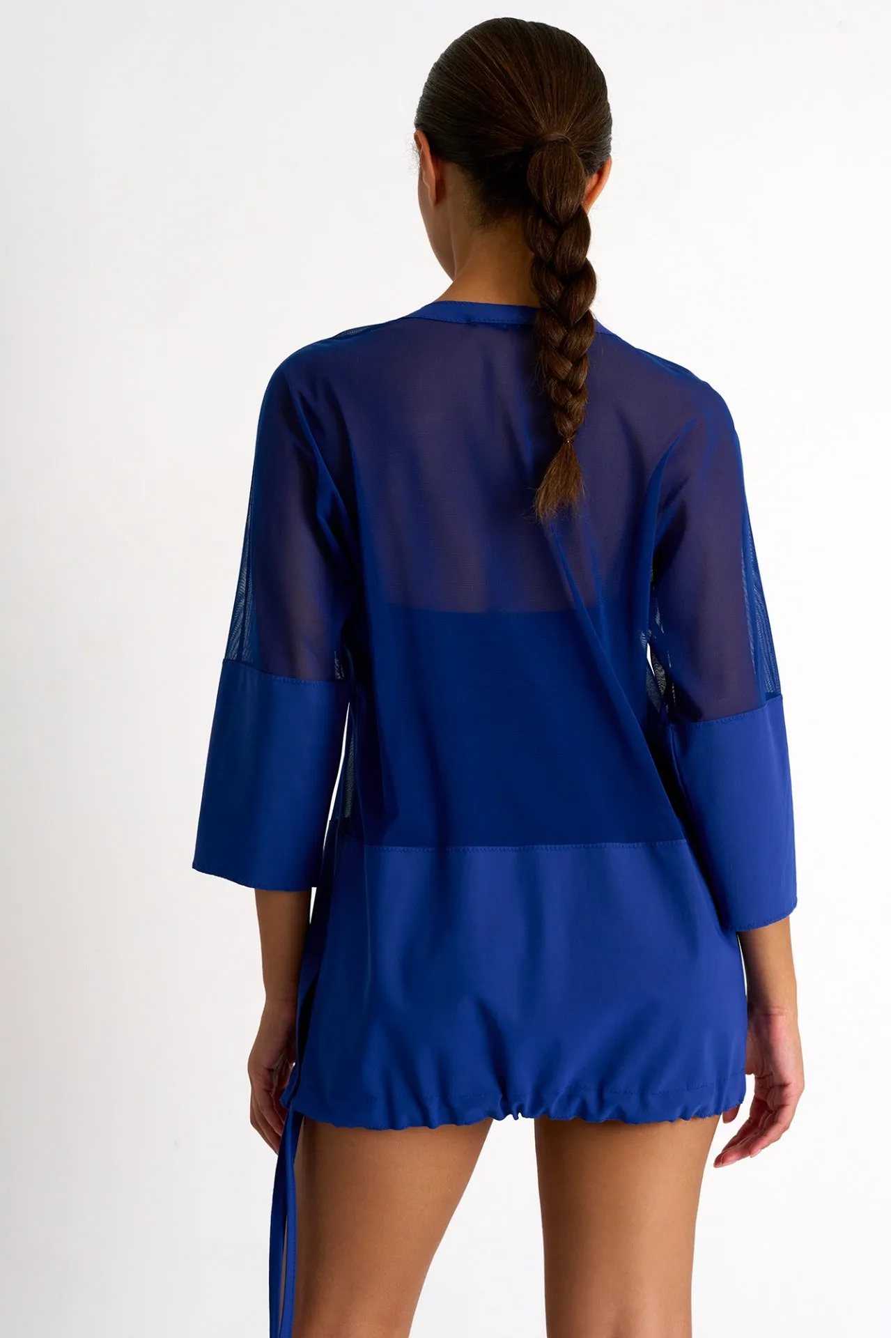 Shan Mia Mesh Tunic - Indigo